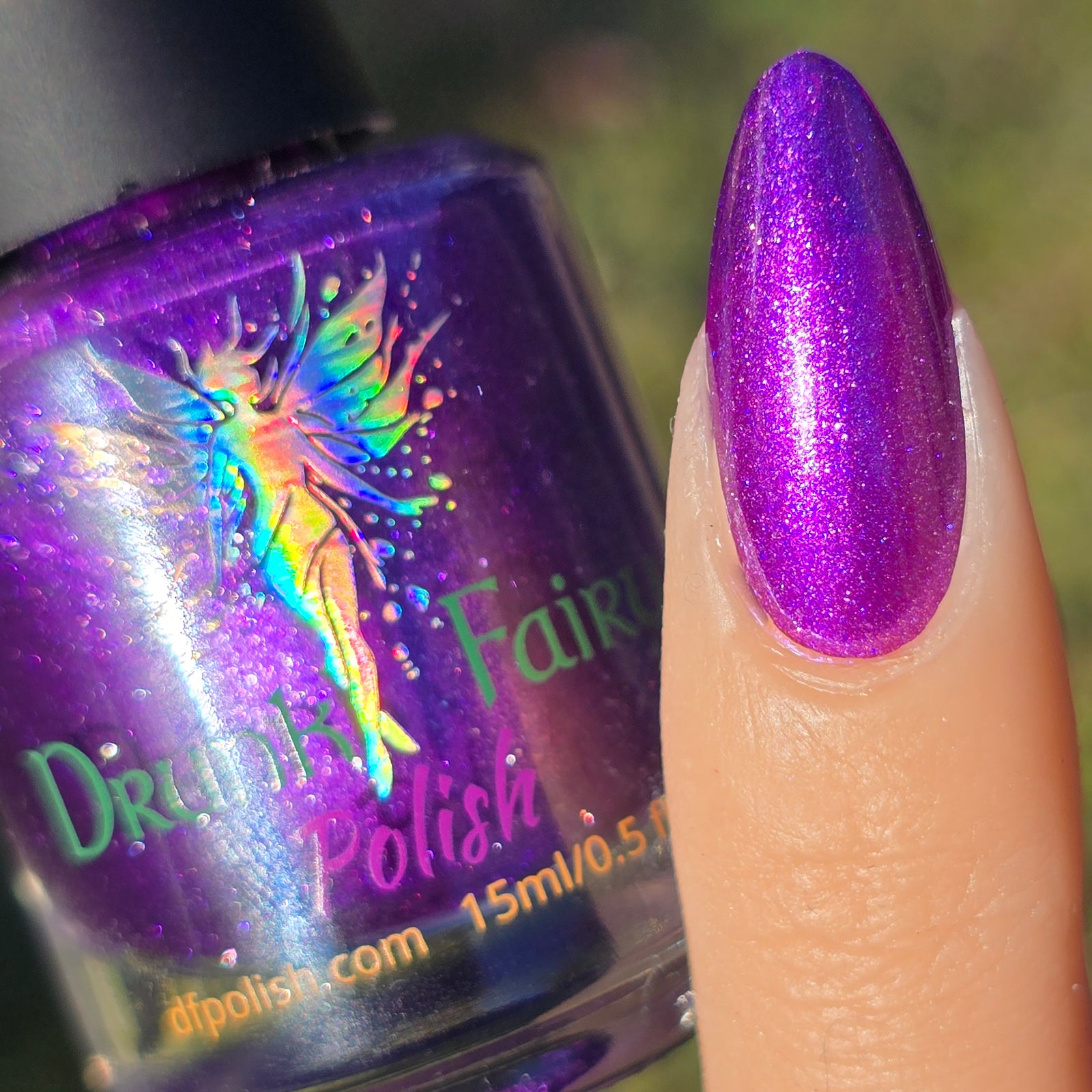 Purple Amethyst | Jelly Polish with a Glittery, Pearly Shimmer
