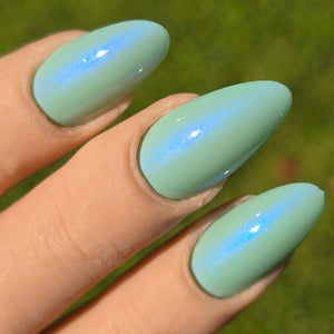 Touch Grass | Tiffany Aurora Shimmer Nail Polish