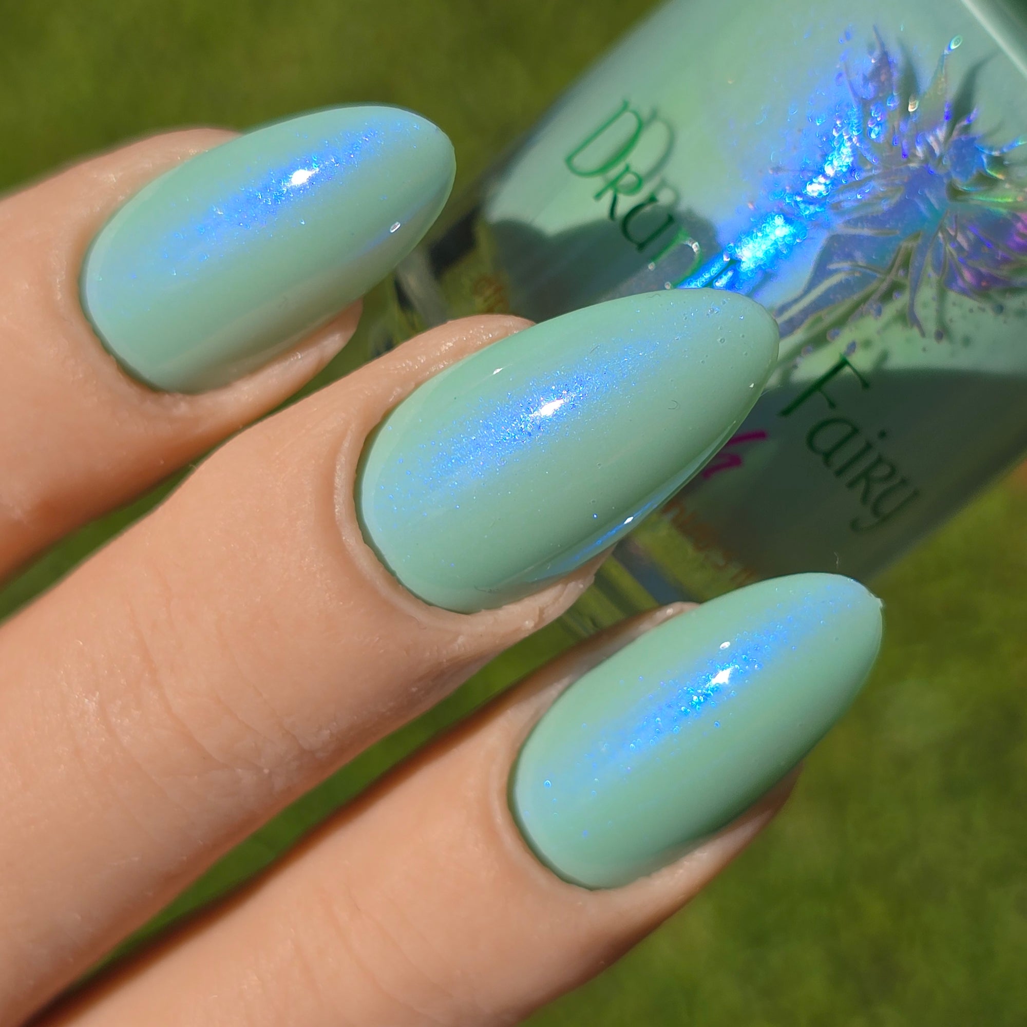 Touch Grass | Tiffany Aurora Shimmer Nail Polish