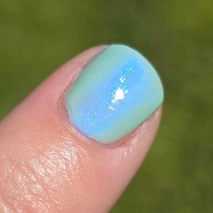 Touch Grass | Tiffany Aurora Shimmer Nail Polish