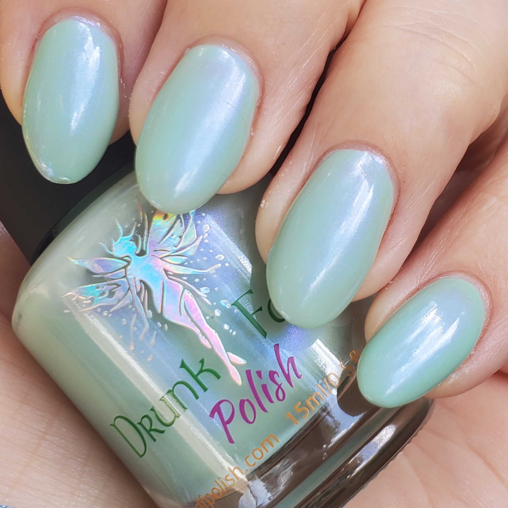 Touch Grass | Tiffany Aurora Shimmer Nail Polish