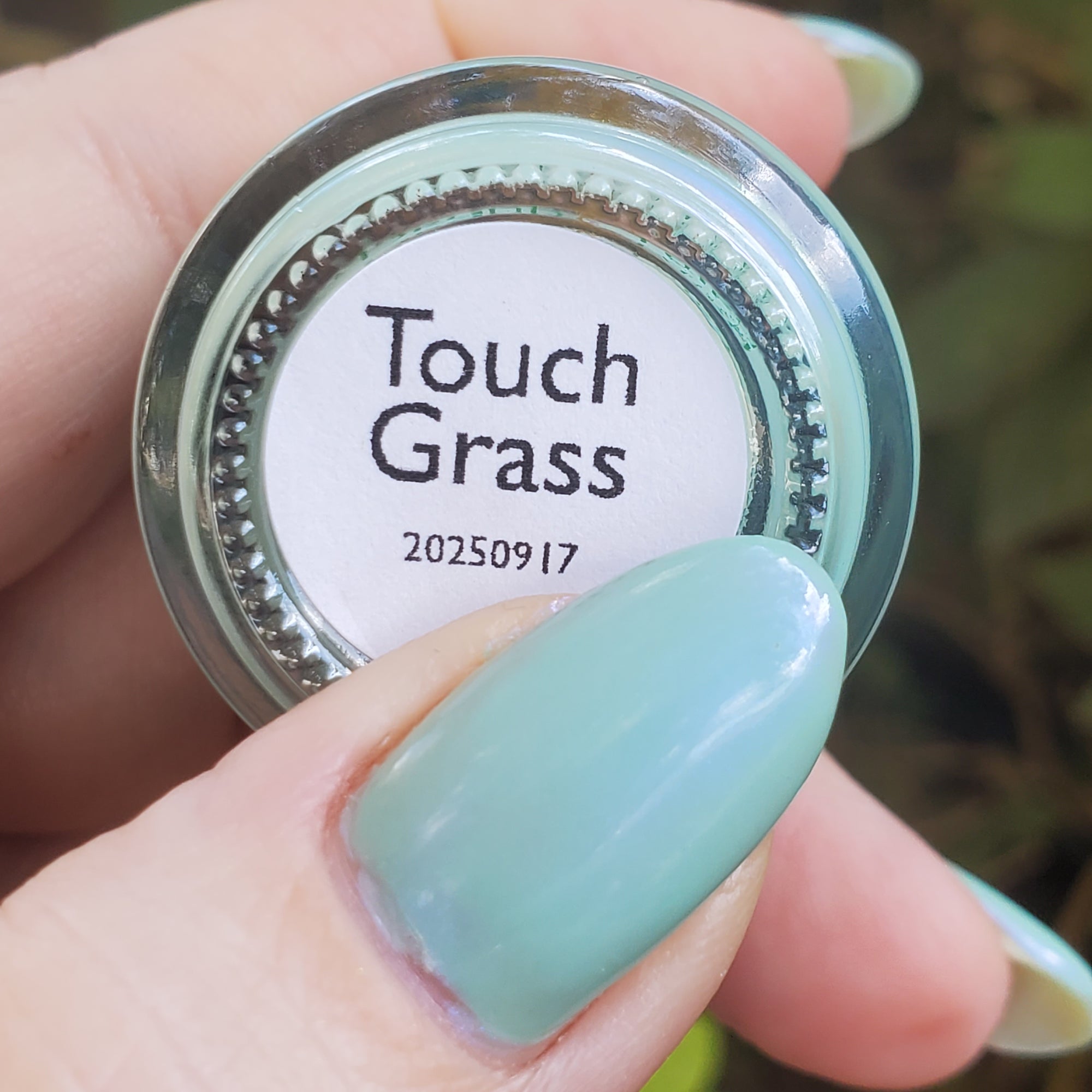 Touch Grass | Tiffany Aurora Shimmer Nail Polish