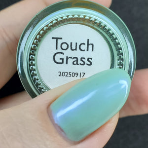 Touch Grass | Tiffany Aurora Shimmer Nail Polish
