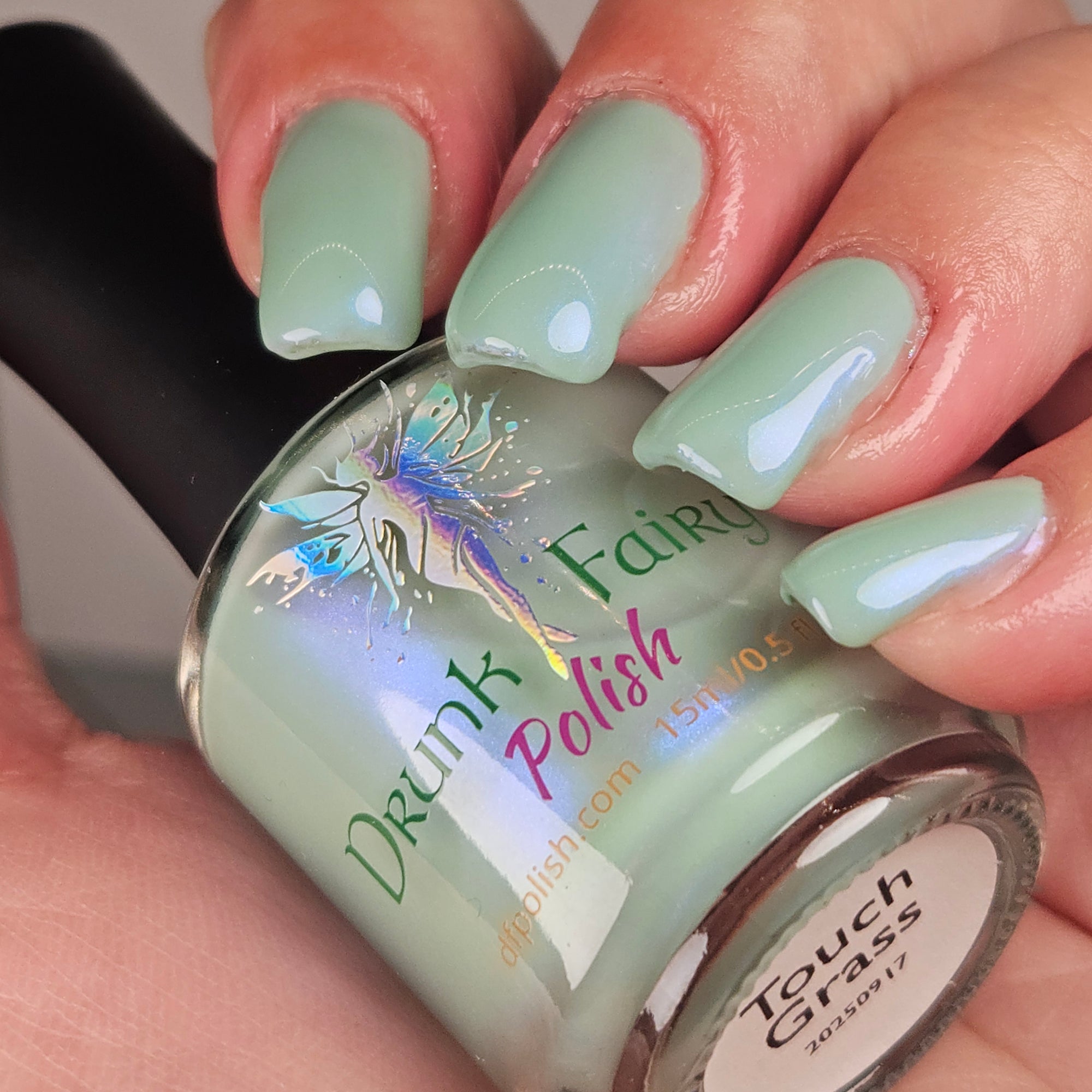 Touch Grass | Tiffany Aurora Shimmer Nail Polish