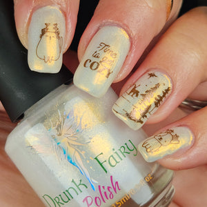 Opalite | White Aurora Crelly Nail Polish