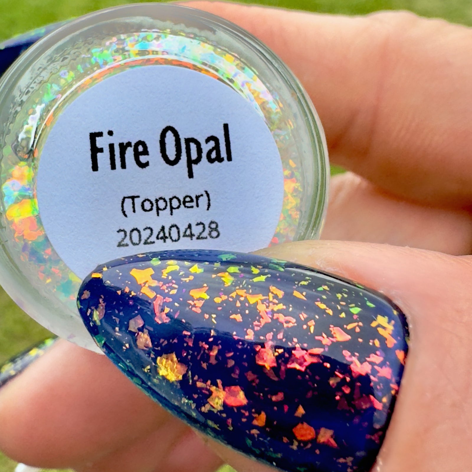 Fire Opal | Aurora Flaky Topper