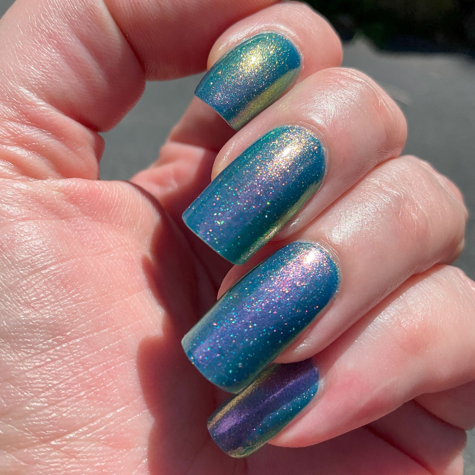 Cosmic Love | Aurora Flaky Jelly Nail Polish