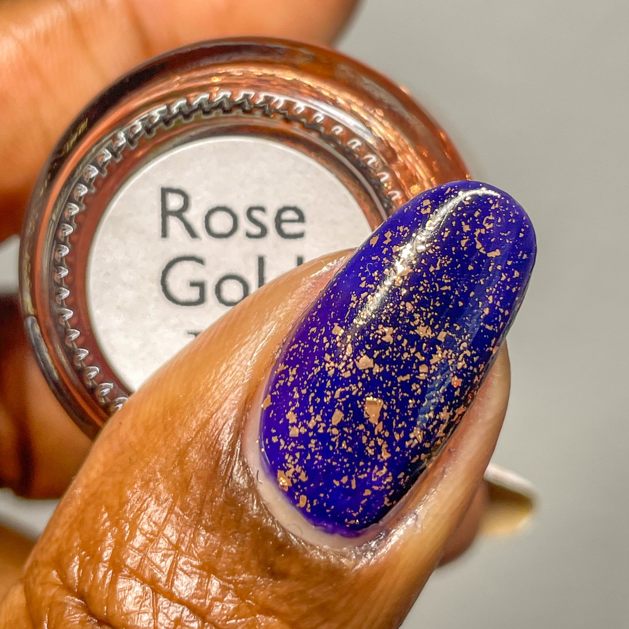 Rose Gold Nail Polish Topper by Drunk Fairy Polish Rose Gold Nail Polish Topper by Drunk Fairy Polish