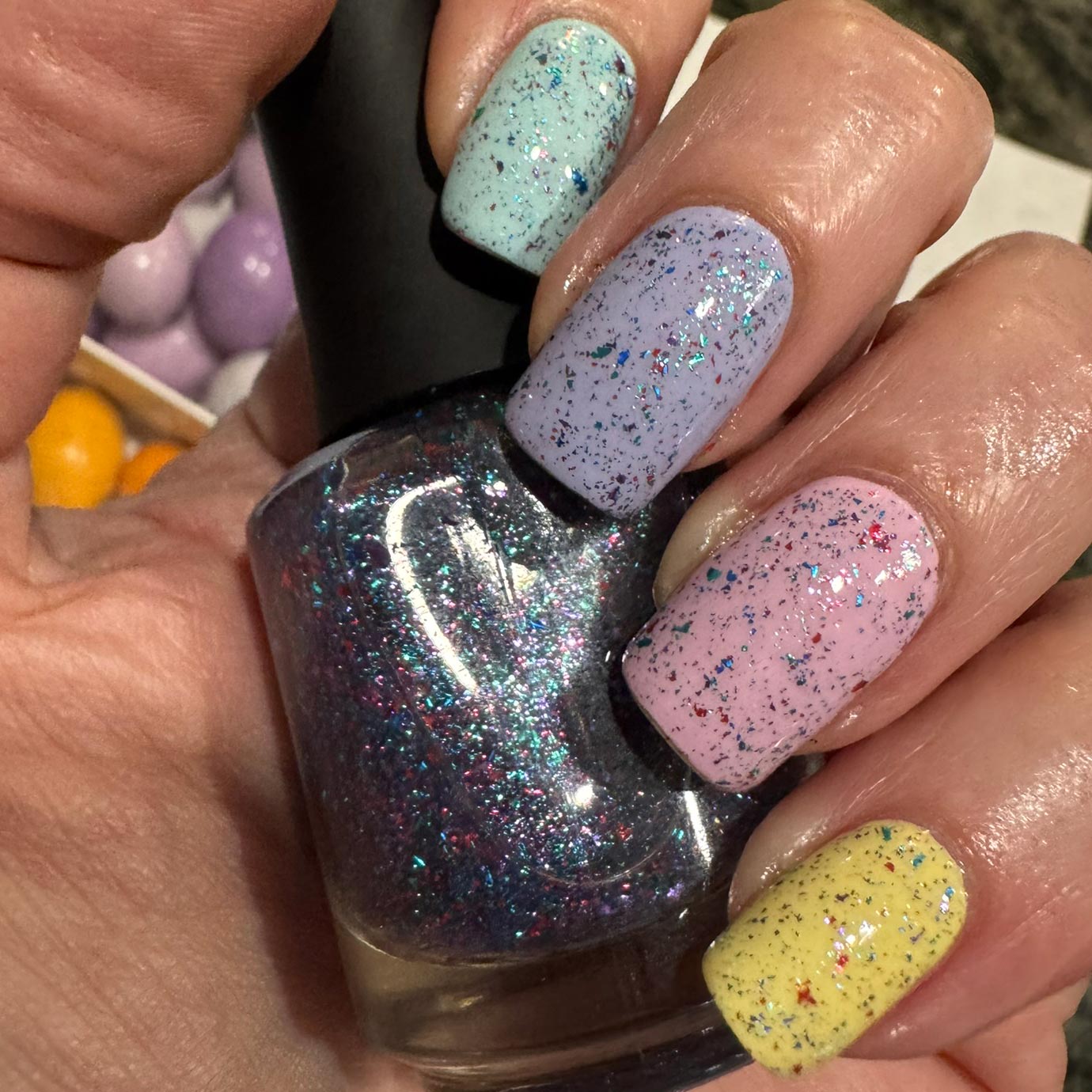 Egg-Centric | Microflake Topper