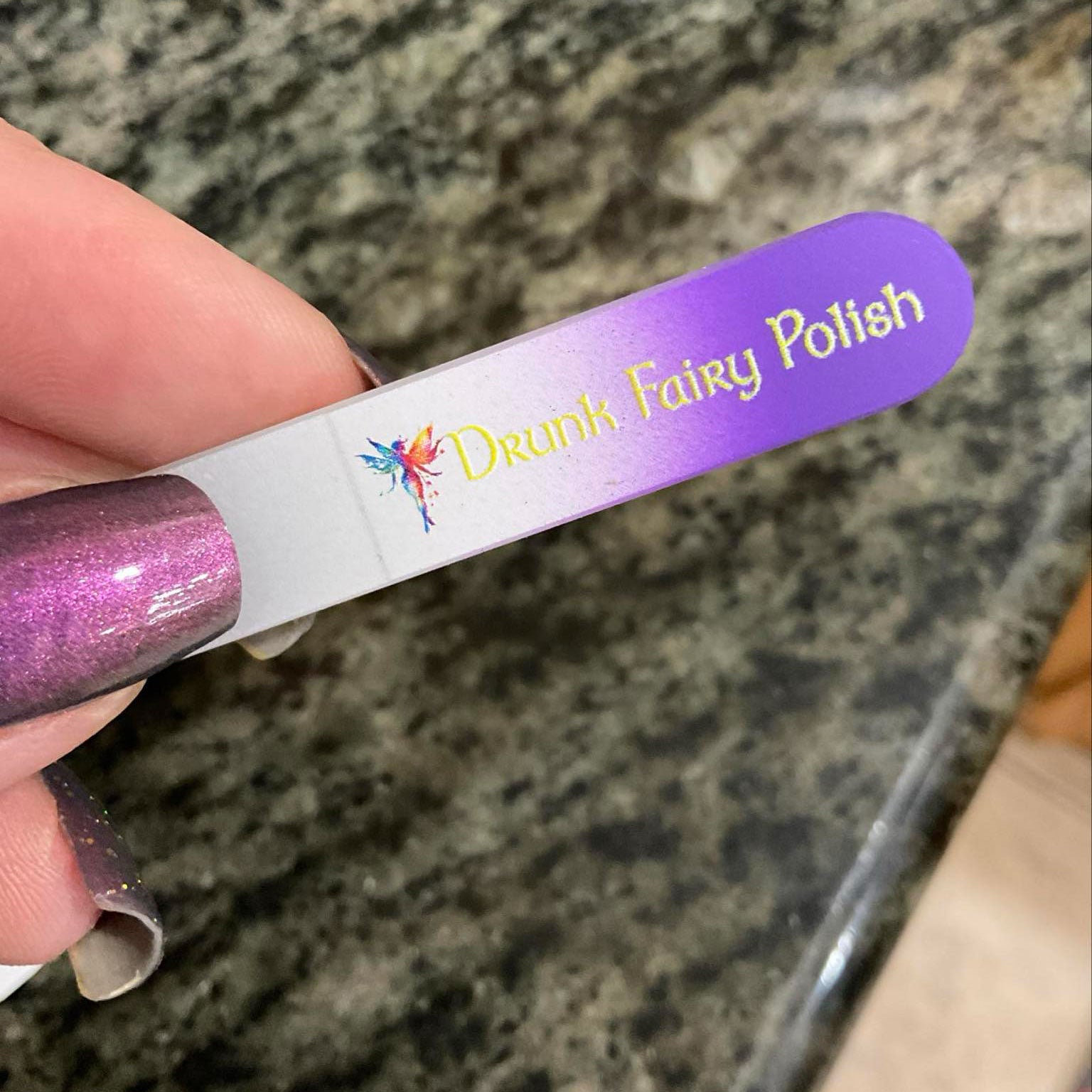 Etched Glass Nail File