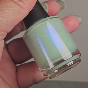 Touch Grass | Tiffany Aurora Shimmer Nail Polish