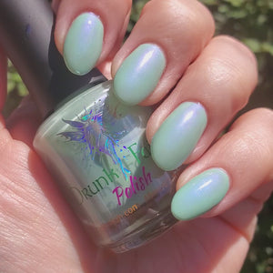 Touch Grass | Tiffany Aurora Shimmer Nail Polish